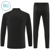 Arsenal Børn Trænings Sweatshirt Dragt 2026-27 Sort Kvart-Zip