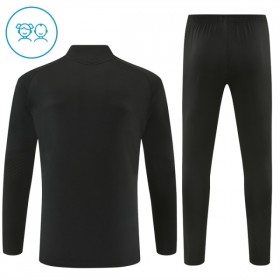 Arsenal Børn Trænings Sweatshirt Dragt 2026-27 Sort Kvart-Zip
