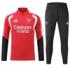 Arsenal Trænings Sweatshirt Dragt 2026-27 Rød Kvart-Zip Arsenal Trænings Sweatshirt Dragt 2026-27 Rød Kvart-Zip