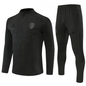 Arsenal Trænings Sweatshirt Dragt 2026-27 Sort Kvart-Zip