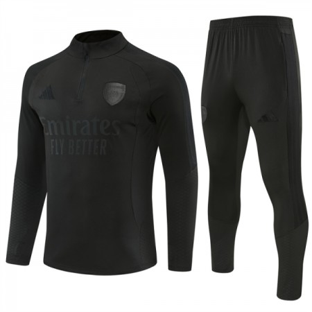 Arsenal Trænings Sweatshirt Dragt 2026-27 Sort Kvart-Zip Arsenal Trænings Sweatshirt Dragt 2026-27 Sort Kvart-Zip