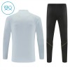 Barcelona Børn Trænings Sweatshirt Dragt 2026-27 Hvid Kvart-Zip