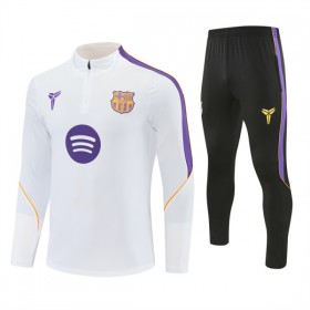 Barcelona Trænings Sweatshirt Dragt 2026-27 Hvid Kvart-Zip