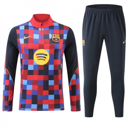 Barcelona Trænings Sweatshirt Dragt 2026-27 Rød Kvart-Zip Barcelona Trænings Sweatshirt Dragt 2026-27 Rød Kvart-Zip