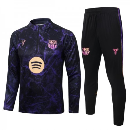 Barcelona Trænings Sweatshirt Dragt 2026-27 Sort Kvart-Zip Barcelona Trænings Sweatshirt Dragt 2026-27 Sort Kvart-Zip