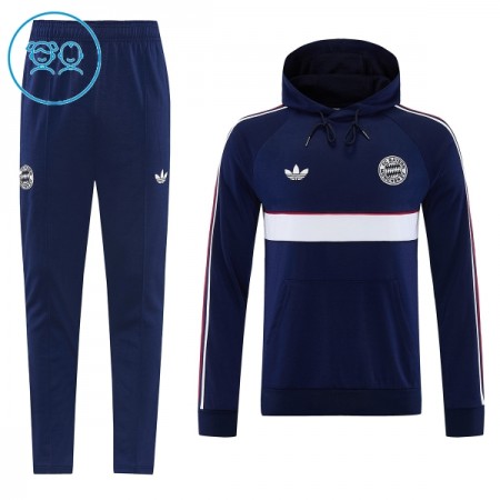 Bayern München Børn Trænings Sweatshirt Dragt Hoodie 2026-27 Navy Bayern München Børn Trænings Sweatshirt Dragt Hoodie 2026-27 Navy