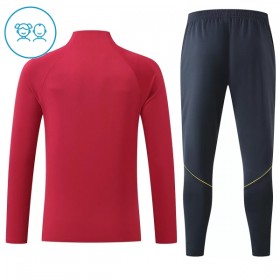 FC Barcelona Børn Trænings Sweatshirt Dragt 2026-27 Rød Kvart-Zip