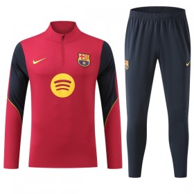 FC Barcelona Trænings Sweatshirt Dragt 2026-27 Rød Kvart-Zip