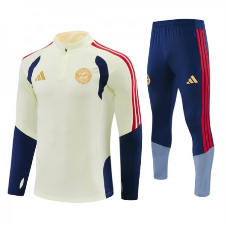 FC Bayern München Trænings Sweatshirt Dragt 2026-27 Hvid Kvart-Zip FC Bayern München Trænings Sweatshirt Dragt 2026-27 Hvid Kvart-Zip
