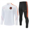 Holland Trænings Sweatshirt Dragt 2026-27 Hvid Kvart-Zip Holland Trænings Sweatshirt Dragt 2026-27 Hvid Kvart-Zip