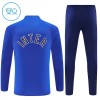 Inter Milan Børn Trænings Sweatshirt Dragt 2026-27 Blå Kvart-Zip