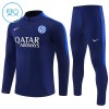 Inter Milan Børn Trænings Sweatshirt Dragt 2026-27 Blå Kvart-Zip Inter Milan Børn Trænings Sweatshirt Dragt 2026-27 Blå Kvart-Zip