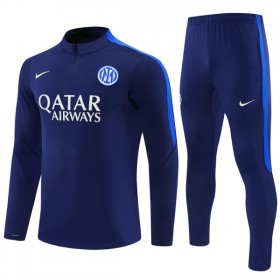 Inter Milan Trænings Sweatshirt Dragt 2026-27 Blå Kvart-Zip