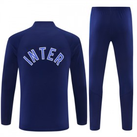Inter Milan Trænings Sweatshirt Dragt 2026-27 Blå Kvart-Zip