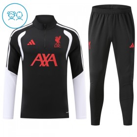 Liverpool Børn Trænings Sweatshirt Dragt 2026-27 Sort Kvart-Zip