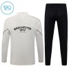 Manchester City Børn Trænings Sweatshirt Dragt 2026-27 Grå Kvart-Zip