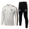 Manchester City Trænings Sweatshirt Dragt 2026-27 Grå Kvart-Zip Manchester City Trænings Sweatshirt Dragt 2026-27 Grå Kvart-Zip