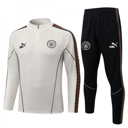 Manchester City Trænings Sweatshirt Dragt 2026-27 Grå Kvart-Zip Manchester City Trænings Sweatshirt Dragt 2026-27 Grå Kvart-Zip
