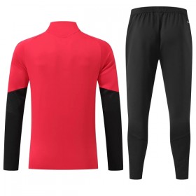 Manchester United Trænings Sweatshirt Dragt 2026-27 Rød Kvart-Zip