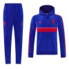 Manchester United Trænings Sweatshirt Dragt Hoodie 2026-27 Blå Manchester United Trænings Sweatshirt Dragt Hoodie 2026-27 Blå
