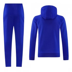 Manchester United Trænings Sweatshirt Dragt Hoodie 2026-27 Blå
