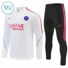Paris Saint-Germain Børn Trænings Sweatshirt Dragt 2026-27 Hvid Kvart-Zip