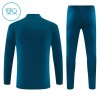 Portugal Børn Trænings Sweatshirt Dragt 2026-27 Blå Kvart-Zip