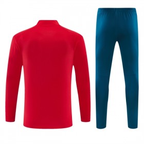 Portugal Trænings Sweatshirt Dragt 2026-27 Rød Kvart-Zip
