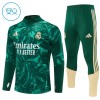 Real Madrid Børn Trænings Sweatshirt Dragt 2026-27 Grøn Kvart-Zip Real Madrid Børn Trænings Sweatshirt Dragt 2026-27 Grøn Kvart-Zip