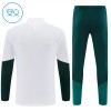 Real Madrid Børn Trænings Sweatshirt Dragt 2026-27 Hvid Kvart-Zip