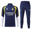 Real Madrid Trænings Sweatshirt Dragt 2026-27 Blå Kvart-Zip Real Madrid Trænings Sweatshirt Dragt 2026-27 Blå Kvart-Zip