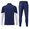 Real Madrid Trænings Sweatshirt Dragt 2026-27 Blå Kvart-Zip