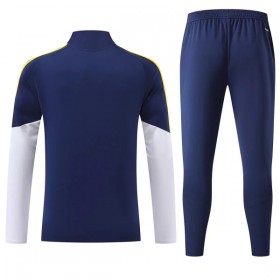 Real Madrid Trænings Sweatshirt Dragt 2026-27 Blå Kvart-Zip