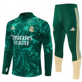 Real Madrid Trænings Sweatshirt Dragt 2026-27 Grøn Kvart-Zip