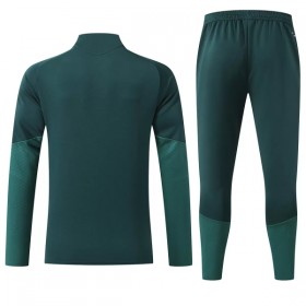 Real Madrid Trænings Sweatshirt Dragt 2026-27 Grøn Kvart-Zip