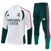 Real Madrid Trænings Sweatshirt Dragt 2026-27 Hvid Kvart-Zip Real Madrid Trænings Sweatshirt Dragt 2026-27 Hvid Kvart-Zip