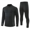 Real Madrid Trænings Sweatshirt Dragt 2026-27 Sort Kvart-Zip Real Madrid Trænings Sweatshirt Dragt 2026-27 Sort Kvart-Zip
