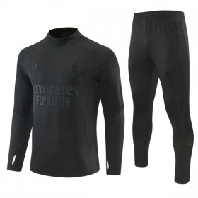 Real Madrid Trænings Sweatshirt Dragt 2026-27 Sort Kvart-Zip