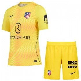 Atlético Madrid Målmand Børn 2026-27 Gul - Fodboldtrøjer (S/S)