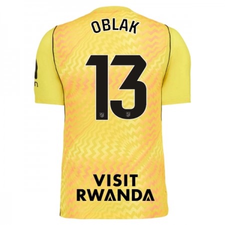 Atlético Madrid Oblak 13 Målmand 2026-27 Gul - Fodboldtrøjer (S/S) Atlético Madrid Oblak 13 Målmand 2026-27 Gul - Fodboldtrøjer (S/S)