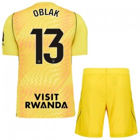 Atlético Madrid Oblak 13 Målmand Børn 2026-27 Gul - Fodboldtrøjer (S/S)
