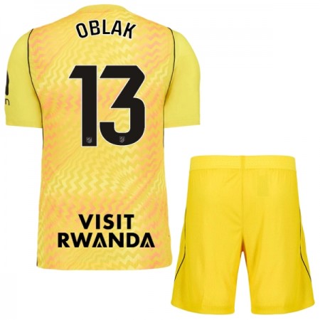Atlético Madrid Oblak 13 Målmand Børn 2026-27 Gul - Fodboldtrøjer (S/S) Atlético Madrid Oblak 13 Målmand Børn 2026-27 Gul - Fodboldtrøjer (S/S)