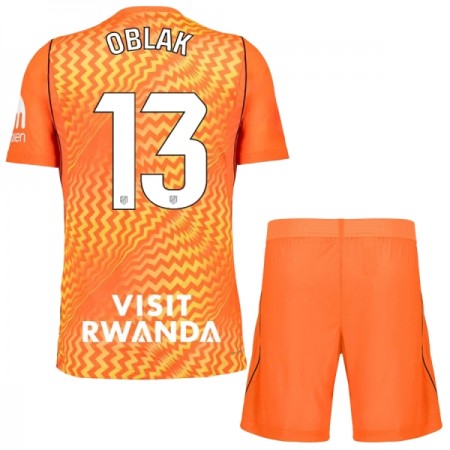 Atlético Madrid Oblak 13 Målmand Børn 2026-27 Orange - Fodboldtrøjer (S/S) Atlético Madrid Oblak 13 Målmand Børn 2026-27 Orange - Fodboldtrøjer (S/S)