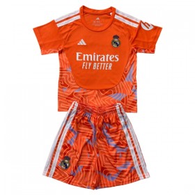 Real Madrid Målmand Børn 2026-27 Orange - Fodboldtrøjer (S/S)